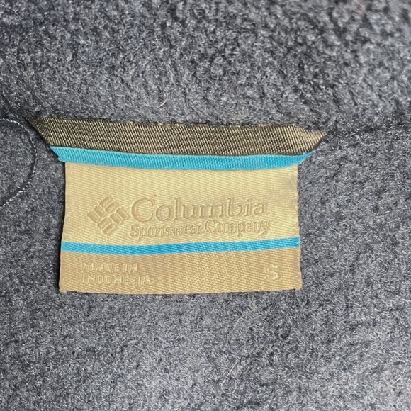 Columbia - Mens 1/2 Zip Fleece Pullover - Navy Blue -  Size S - Picture 6 of 7